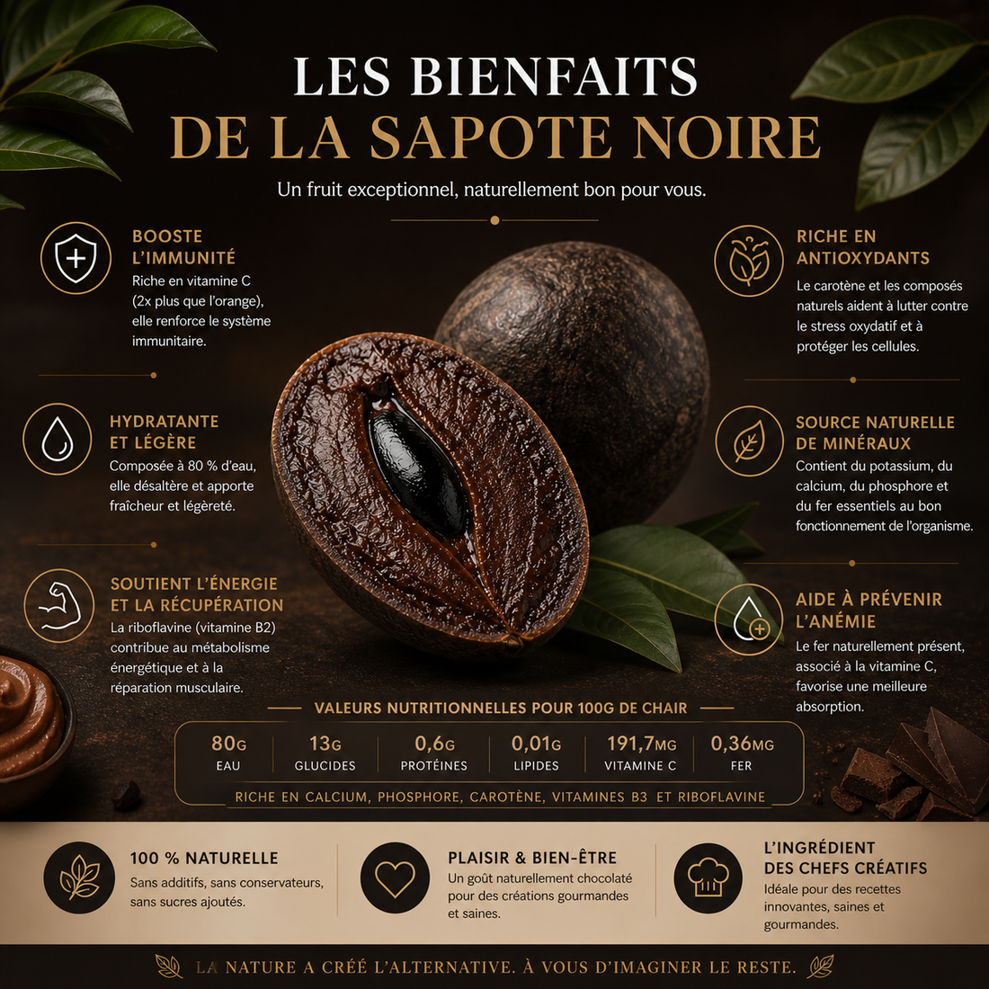 Découvrez les bienfaits de la sapote noire