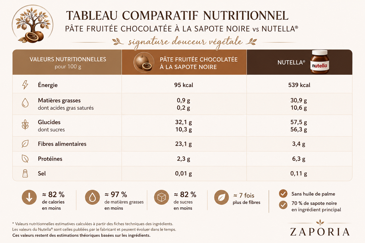 Pâte Fruitée Chocolatée à Tartiner Signature Douceur Végétale