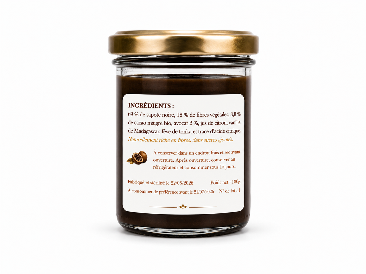 Pâte Fruitée Chocolatée à Tartiner Signature Douceur Végétale